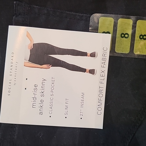 Sanctuary Navy Camo Skinny Jeans - Picture 5 of 8